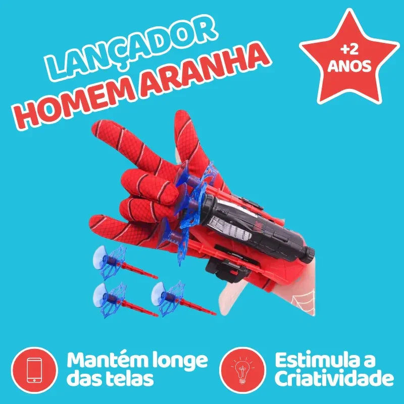 Lançador de Teias Homem Aranha + Brinde Exclusivo
