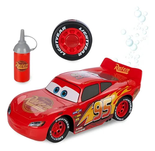 Carro Rc Lightning Mcqueen Oficial Da Disney Controle Remoto